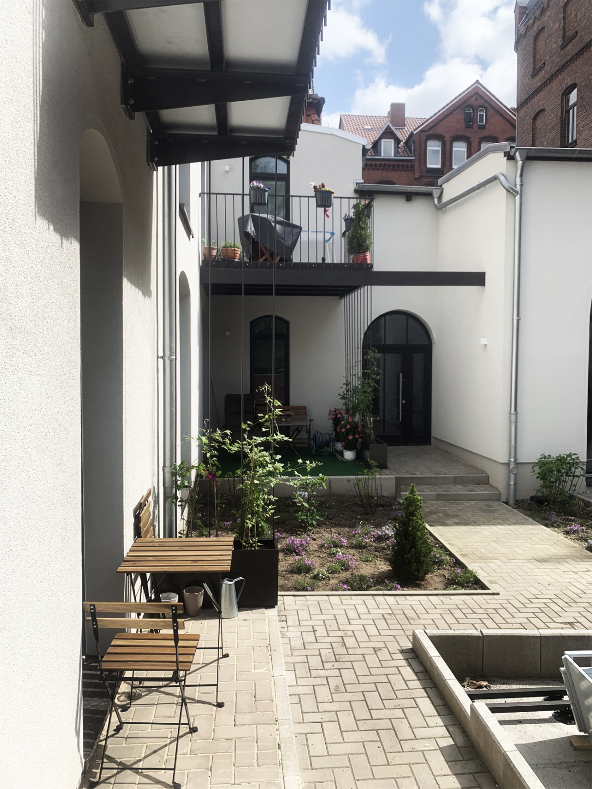 Rackebrandt, Sanierung, Außenzimmer, Ökologisch, Innenhof